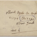 Antigua - 1 P. rückseitig. frankiert Brief n. USA St. Johns - Chicago 1916