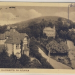 Baden-Württemberg - Lahr Villenvertel a. Altvater sw-AK gelaufen 1922