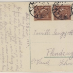 Baden-Württemberg - Lahr Villenvertel a. Altvater sw-AK gelaufen 1922