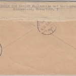 AM-Post - 3x12 + 6 Pfg. Einschreibebrief Hildesheim - Dransfeld 1946 - Notkuvert