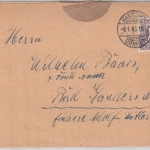 AM-Post - 3 Pfg. deutscher Druck Faltdrucksache Hannover-Döhren 8.1.46 n.