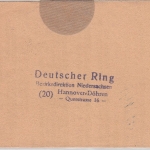 AM-Post - 3 Pfg. deutscher Druck Faltdrucksache Hannover-Döhren 8.1.46 n.