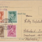 Ungarn - Pfadfinder Friedenstreffen 1939 - Satz Karte v. Jäszbereny - SCHWEIZ