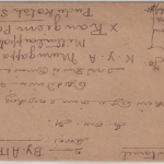 Burma - 2 A. Paar Luftpostbrief Rangoon - Rangiem (Indien) 1946