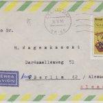 Brasilien - 60 Cr. Weihnachtsmarke Natal Luftpostbrief Sao Paulo - Berlin 1981