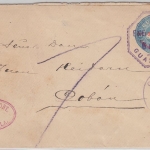Guatemala - 6 a. 5 Ctv. Überdruck Ganzsache Brief Guatemala (City) - Coban 1899