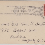 Gibraltar - 1 P. Ansichtskarte (South Port Gates) n. USA 1905