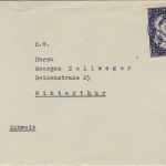 Österreich - 2,40 S. Schulkind/Mädchen Brief Innsbruck - Winterthur 1953