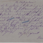 Bayern - 5 Pfg. Wappen Ganzsache Frageteil Ruhmannsfelden - Stuttgart ca. 1880