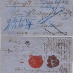 NDP - Schleswig 30.12.69 Auslagenbrief n. Pilkentafel Flensburg Siegel Vermerke