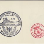 Berlin - Marineschiffspost 52/Schulschiff Deutschland - Besuch in Ponta Delgada