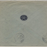 DR - 80 Pfg. Germania Brief n. FINNLAND Offenbach - Helsingfors 1921