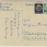 Dt. Bes. Lothringen - 5 Pfg. Hindenburg Überdruck-GA + Zusatz Metz 3 - 1941
