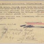 DR - 15 Pfg. AFS (Kleinhuis) Karte n. SERBIEN, Lüdenscheid - Belgrad 2.7.1942