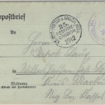 DR - K.D.Feld-Postexp. d. Grossh. Hess. 25. Reserve-Division 29/12 (1915)