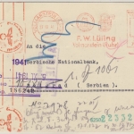 DR - 15 Pfg AFS (Lüling) Karte n. SERBIEN Vollmarstein - Belgrad 1941 OKW-Zensur