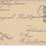 Bosnien & Herzegowina - 8 H. Krieger Ganzsache Ljubunski - Schärding 1918
