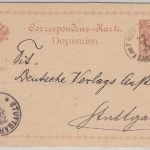Bosnien & Herzegowina - 2 Kr. GanzsacheZudruck "Administration d. Bosn. Post"