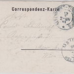 Österreich/Niederösterreich - Altenmarkt-Theneberg, sw-AK gelaufen 1901 n.