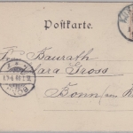 Österreich/Tirol - Kaiserthal Hinter-Bärenbad, sw-AK gelaufen 1899 n. Bonn