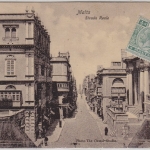 Malta - Strada Reale, sw-AK, ungelaufen ca. 1910/15