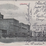 USA - Chicago, Michigan Ave., sw-AK, gelaufen 1902 n. München