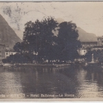 Italien - Riva, Gardasee, Hotel Belevue - sw-Fotokarte gelaufen 1925