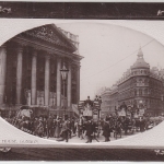 England - 1 P. Perfin/Firmenlochung (HR&Co) Karte London - Lehe 1910