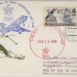 Olympiade 1988, CSSR - CSA-Sonderluftpost Prag - Calgary, LupoDrsBf.