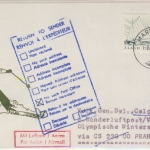 Olympiade 1988 - Aland - Zuleitungspost CSA-Sonderflug Prag - Calgary