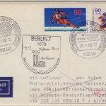 Olympiade 1980, BRD - Zuleitung Interflug Sonderflug Berlin - Lake Placid,