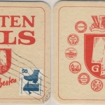BRD - 50 Pfg. Unfallverhütung Bierdeckel (Spaten Pils) als "Ortsbrief"