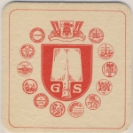 BRD - 50 Pfg. Unfallverhütung Bierdeckel (Spaten Pils) als "Ortsbrief"