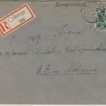 Bizone - 84 Pfg. Arbeiter/Netz Einschreibebrief Lemgo - Dortmund 21.7.48