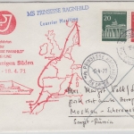 BRD/Luxemburg - Schiffspost MS Prinsesse Ragnild Brief i.d. UdSSR Lagergebühr