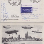 BRD/Postsperre - Karte n. LIBANON SST Mannheim Luftschiffertage - Beyrouth 1982