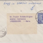 BRD/England - 20 Pfg 20J. Vertreibung Brief Neustadt/Holstein Schorbus/DDR 1967