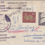 BRD/Postkrieg - 20 Pfg 20 J. Vertreibung Atlantische Meteor-Expedition 1969 GARP