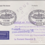 BRD/Postkrieg - 80 Pfg. Heimatvertriebene a. LupoKte. n. POLEN SST Hamburg 1985