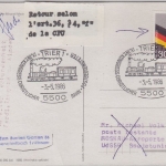 BRD/Postkrieg - 80 Pfg. Heimatvertriebene a. LupoKte. i.d. UdSSR SST Trier 1986