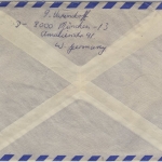 BRD - 50+30 Pfg. Wofa (Froschkönig) Luftpostbrief n. SÜDAFRIKA München 1966