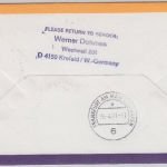Philippinen - 3,20 P. 150. Geb. Stephan/UPU LH-1st-Flug-Bf. Manila - FFM 1981
