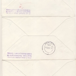 DDR - Interflug 1982, 1st-Flug Berlin-Moskau, Direktpost + 6 Zuleitungen