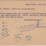DDR - Schollene ü. Rathenow Poststelle I Bildganzsache n. Wolmirstedt 1952