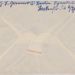 Berlin - 25 Pfg Bauten I Luftpostbrief Spandau - Trier weiter n. Rheinbrohl 1950