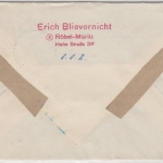 DDR - 25+10+5 Pfg. Arbeiterbewegung Brief n. NATAL Röbel (Müritz) - Durban 1956