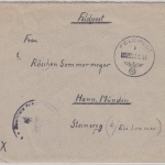 DR - Feldpostbrief Front - Heimat Fp.Nr. 06193E = Seilbahntrupp 623 1941 n.