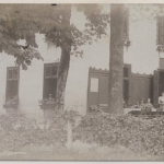 Österreich - Bahnpost Lambach - Haag sw-Fotokarte Gastwirtschaft n Altenhof 1913