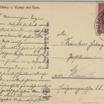 Österreich - Bahnpost Zellerndorf - Krems 233 Karte (Schloss Buchberg) 1917