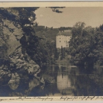 Österreich - Bahnpost Zellerndorf - Krems 233 Karte (Schloss Buchberg) 1917